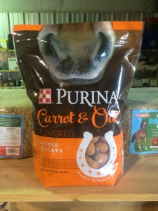 purina carrot and oat horse treats