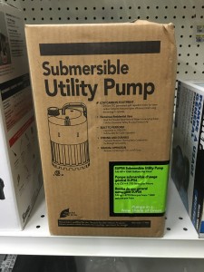 submersible utility pump