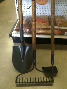 classic garden tools